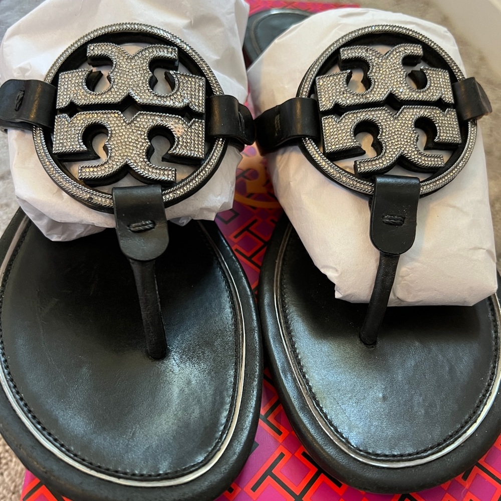 Tory Burch 10.5 Miller embellished sandal